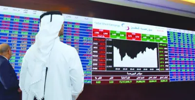 The Qatar Stock Exchange yesterday opened the week on a stronger note with its key index gaining as much as 44 points and surpassed 10,500 levels on the back of buying interests, particularly in the telecom, transport and real estate sectors.
