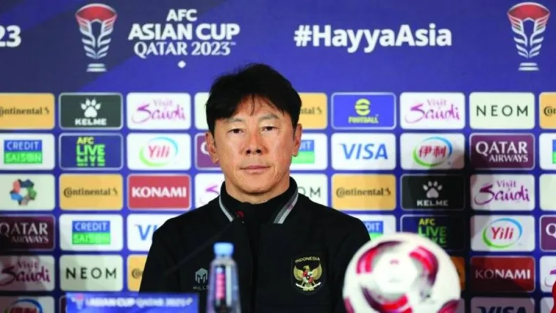
Indonesia coach Shin Tae-yong. 
