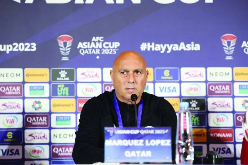 Qatar coach Marquez Lopez