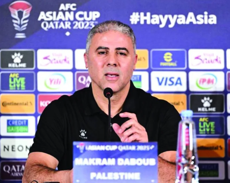 Palestine coach Makram Daboub