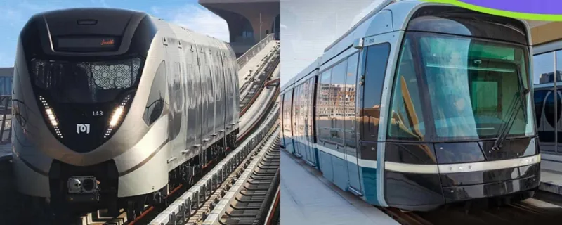 The Doha Metro and Lusail Tram
