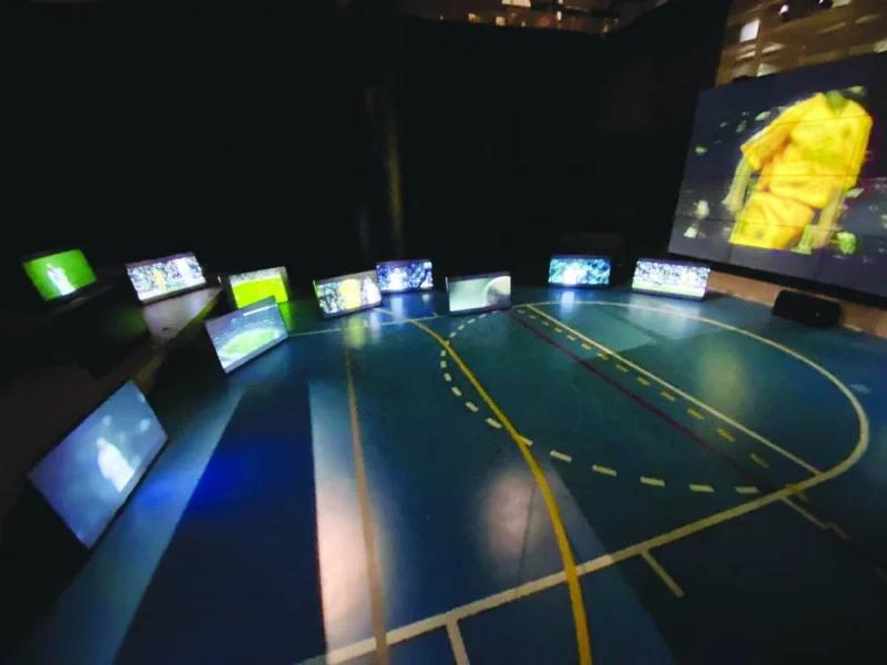 This new visualisation of the footage engages visitors with the choreography of a football match, immersing them in a precisely orchestrated sight and sound experience, delivering a 360-degree perspective of Zidane and his field of play.
