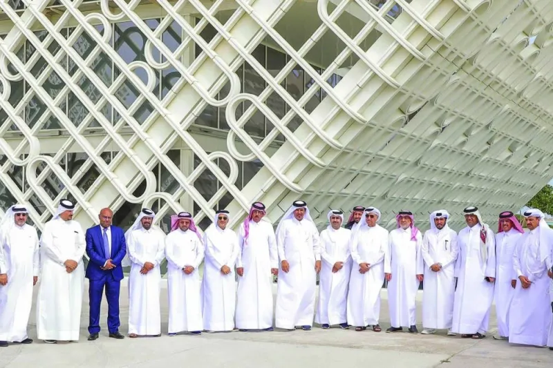 The Qatar Chamber delegation.
