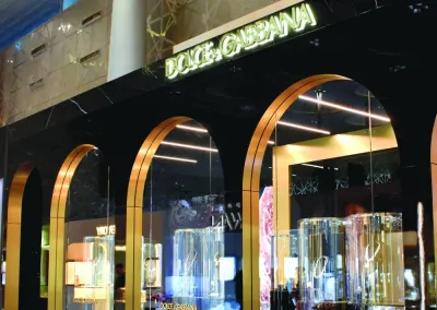 The Dolce & Gabbana booth at DJWE 2024. PICTURE: Thajudheen.