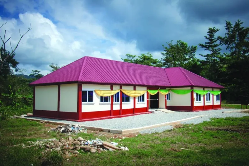 New health centre in Ghana’s Dar ElSalaam village.