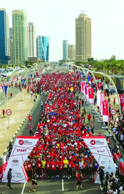More than 13,000 people joined the Doha Marathon by Ooredoo, setting new records in participation and community engagement.
