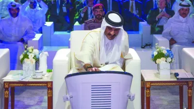 His Highness the Amir Sheikh Tamim bin Hamad al-Thani has laid the foundation stone for the $6bn Ras Laffan Petrochemical Complex – one of the largest in the world – which will raise Qatar’s overall petrochemical production capacity to about 14mn tonnes a year by the end of 2026.