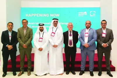 Officials from QRDI Council and Milaha during the launch of the Industry Innovation Challenge initiative.