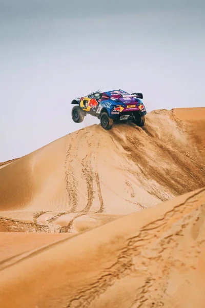 Qatar’s Nasser al-Attiyah in action during the Stage 4 of the Abu Dhabi Desert Challenge on Friday.