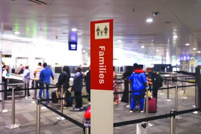Hamad International Airport has introduced “dedicated screening lanes” for families with younger children transferring through the airport.