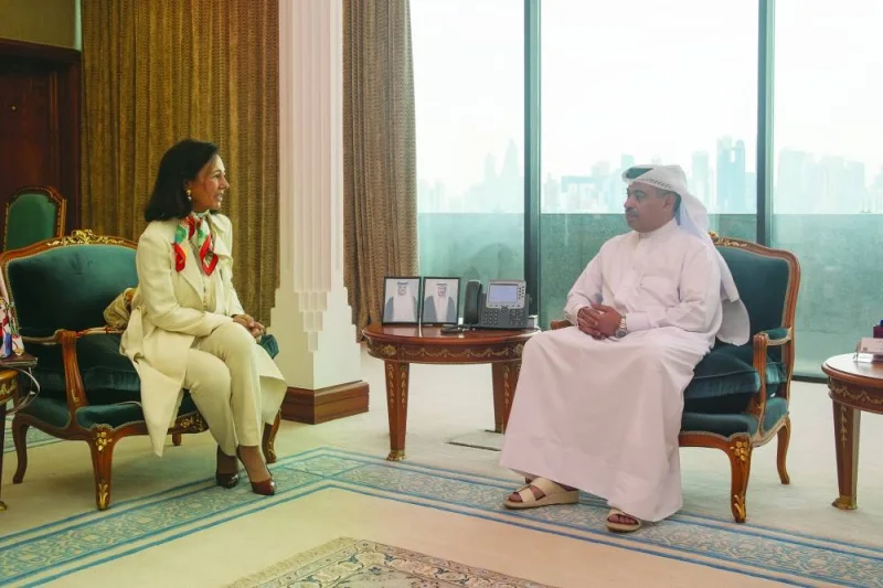 AlKuwari meets Santander Group executive chairman Gulf Times