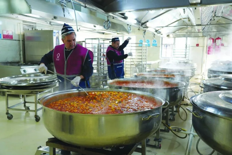 Qatar Charity aims to distribute about 56,000 meals throughout Ramadan in Turkiye.