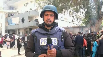 "Ismail Alghoul was arrested this morning inside Al-Shifa Hospital along with a number of journalists while covering the Israeli occupation forces&#039; attack on the hospital. According to eyewitnesses, Ismail was severely beaten and taken to an unknown location," Al Jazeera said.