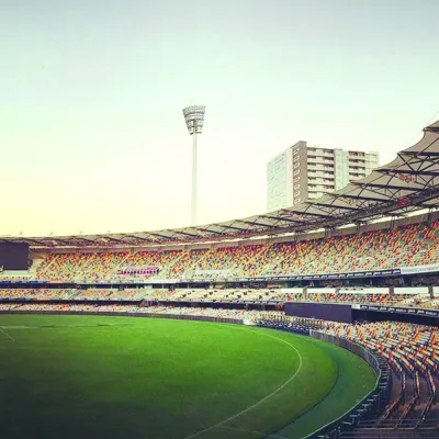 
A view of the Gabba cricket stadium in Brisbane. (@GabbaBrisbane) 