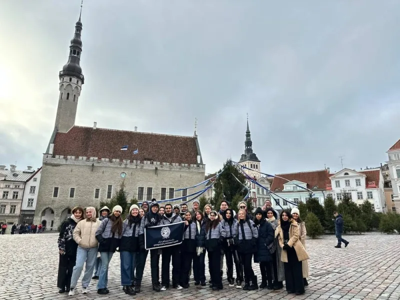 A group of students visited Finland and Estonia.
