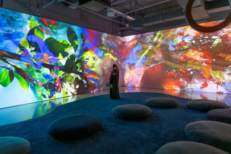 Electric Idyll exhibition by renowned contemporary Swiss artist Pipilotti Rist on view at the Fire Station: Artist in Residence. 