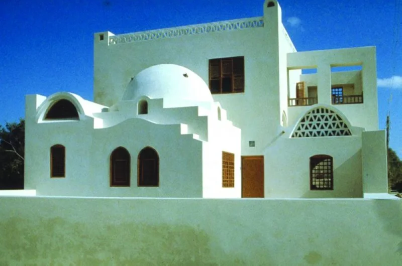 Halawa house in Agamy, Egypt, for which Abdel Wahed El Wakil won his first Aga Khan Award in 1980.