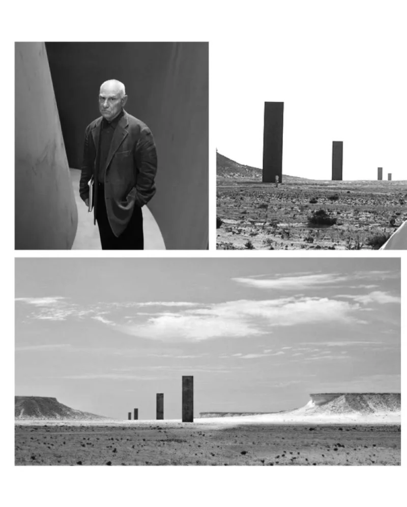QM unveiled Serra&#039;s monumental installation titled “East-West/West-East” located near Zekreet in western Qatar.