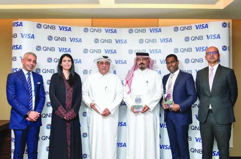 QNB Group, the largest financial institution in the Middle East and Africa, was awarded with the ‘Fastest Growing Credit Card Portfolio in Qatar’ by Visa for its exceptional performance and growth, and as a clear testament to its commitment to providing customers with rewarding and innovative payment products