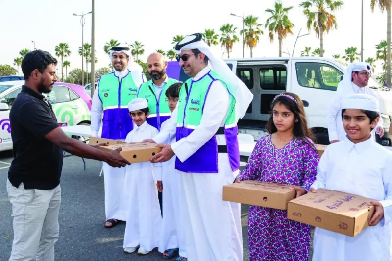 Qatar CEO Sheikh Ali bin Jabor al-Thani, along with other senior leadership members, personally participated, underscoring the significance Ooredoo places on leadership involvement in community service.