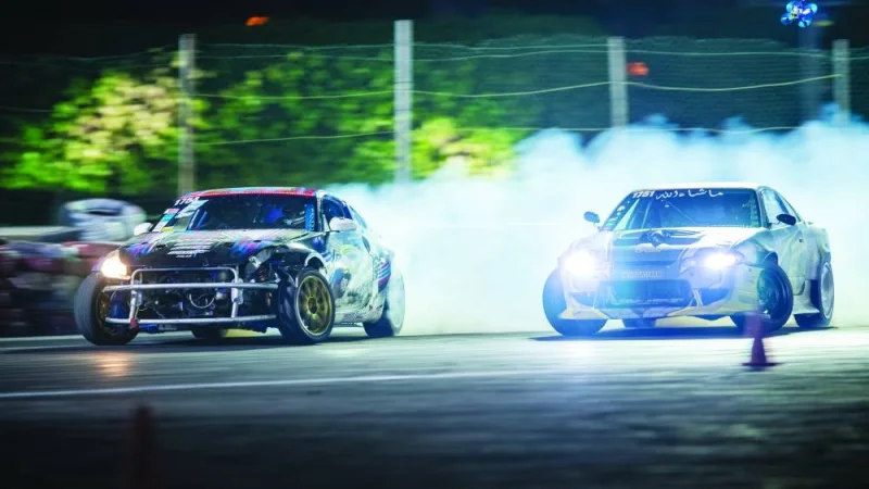 
Action from the fifth and final round of Qatar Drift Championship. 