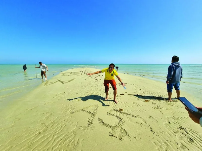 Many residents in Qatar opt to go to public beaches during the Eid holidays. PICTURE: Joey Aguilar