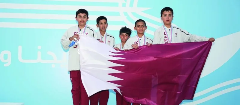 
Qatar sailing team claimed bronze medal of optimist class. 