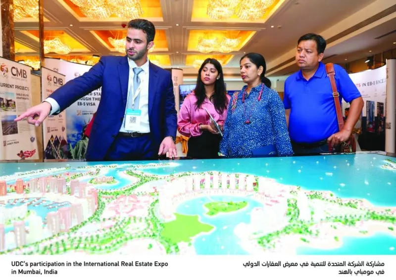 During the expo, UDC showcased its flagship projects, including developments at The Pearl Island and Crystal Residence at Gewan Island