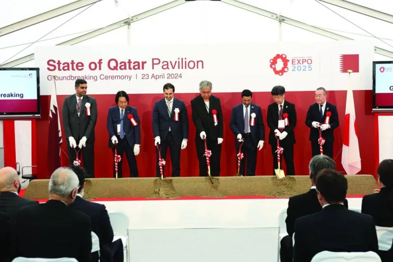Qatar lays foundation stone for pavilion at Expo 2025 Osaka, Japan