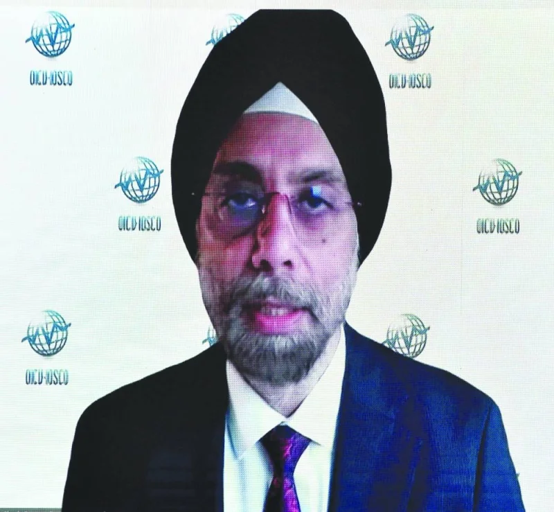  Tajinder Singh, Iosco deputy secretary general, in a video address, outlines the scope of capital markets in solving the problems of climate change.
