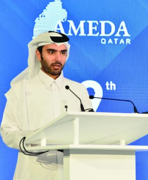 Sheikh Ahmed bin Khalid al-Thani, Assistant Governor of the Qatar Central Bank and chairman of the board of Edaa.