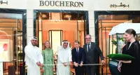 Dignitaries at the opening of Boucheron&#039;s new boutique in partnership with Fifty One East, in the Via Domo section of Villaggio Mall. PICTURE: Shaji Kayamkulam.
