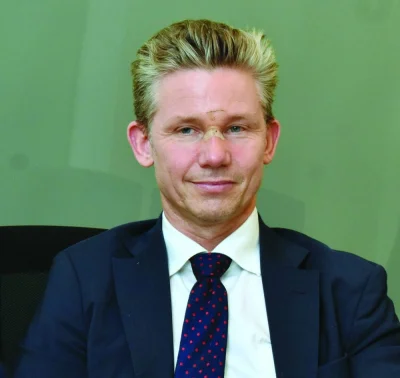 Sweden's Defence Minister, Pål Jonson during the interview with Gulf Times. PICTURE: Thajudheen Sweden's Defence Minister, Pål Jonson during the interview with Gulf Times. PICTURE: Thajudheen
