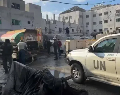 Scenes from around and inside Kamal Adwan hospital. Scenes from around and inside Kamal Adwan hospital.