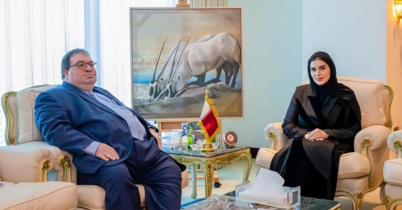 HE Minister of State for International Cooperation Maryam bint Ali bin Nasser Al Misnad meets with Cyprus Ambassador Andreas Nikolaides. HE Minister of State for International Cooperation Maryam bint Ali bin Nasser Al Misnad meets with Cyprus Ambassador Andreas Nikolaides.