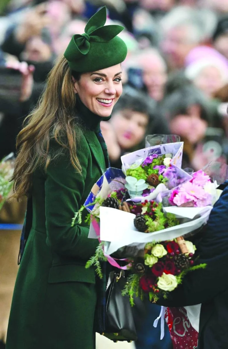 Britain’s Catherine, Princess of Wales.  
Britain’s Catherine, Princess of Wales.