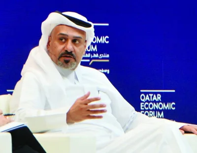 يوسف محمد الجيدة ، الرئيس التنفيذي لشركة QFCA يخاطب إحدى جلسات الفريق في المنتدى الاقتصادي في قطر 2025 ، الأربعاء. الصورة: شاجي كايامكولام يوسف محمد الجيدة ، الرئيس التنفيذي لشركة QFCA يخاطب إحدى جلسات الفريق في المنتدى الاقتصادي في قطر 2025 ، الأربعاء. الصورة: شاجي كايامكولام