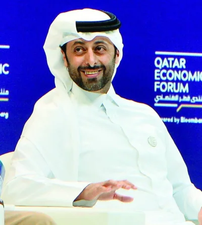 هو وزير البلدية ، عبد الله بن حمد بن عبد الله العتيا ، في جلسة في المنتدى الاقتصادي في قطر يوم الأربعاء. الصورة: شاجي كايامكولام هو وزير البلدية ، عبد الله بن حمد بن عبد الله العتيا ، في جلسة في المنتدى الاقتصادي في قطر يوم الأربعاء. الصورة: شاجي كايامكولام