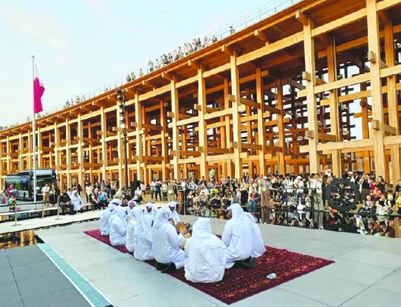 Qatari artists' performance attracts spectators at Expo 2025 - Osaka Qatari artists' performance attracts spectators at Expo 2025 - Osaka