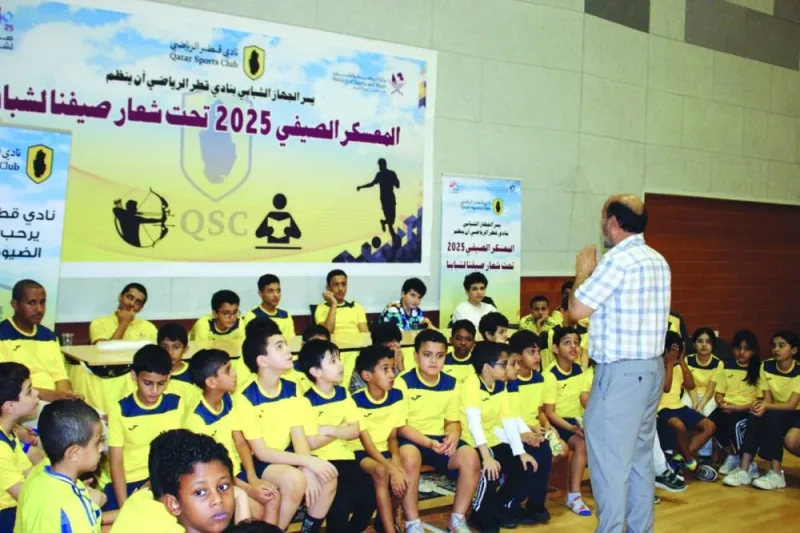 A session of the programme in progress A session of the programme in progress