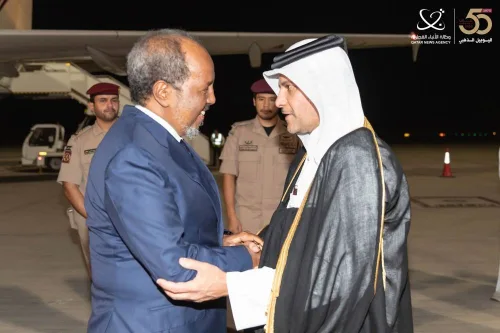 Somali president arrives in Doha - Gulf Times