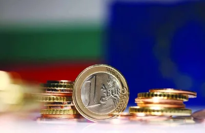 Bulgarian euro coins are pictured in Sofia, Bulgaria on December 31. At midnight (2200 GMT Wednesday), Bulgaria gave up the lev, in use since the late 19th century, and Bulgarian euro coins were projected onto the central bank's building. Bulgarian euro coins are pictured in Sofia, Bulgaria on December 31. At midnight (2200 GMT Wednesday), Bulgaria gave up the lev, in use since the late 19th century, and Bulgarian euro coins were projected onto the central bank's building.