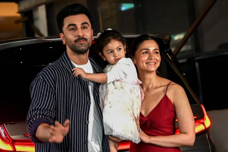 Alia and Ranbir's little Raha gives a sweet kiss to the camera