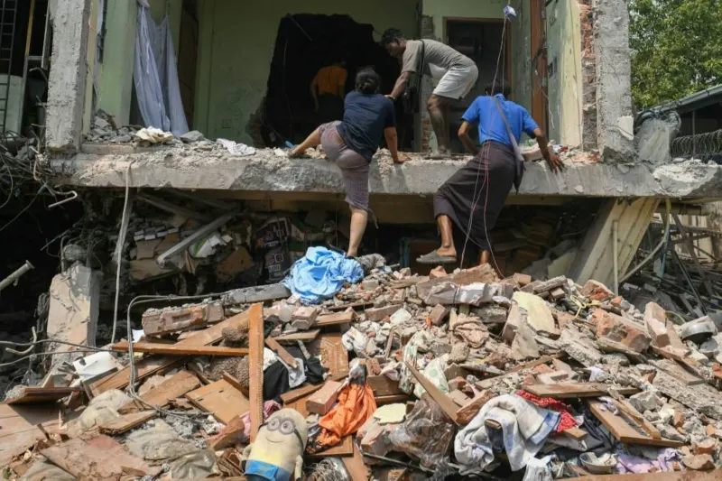 Myanmar's earthquake death toll jumps to over 1,000 3 Myanmar's earthquake death toll jumps to over 1,000