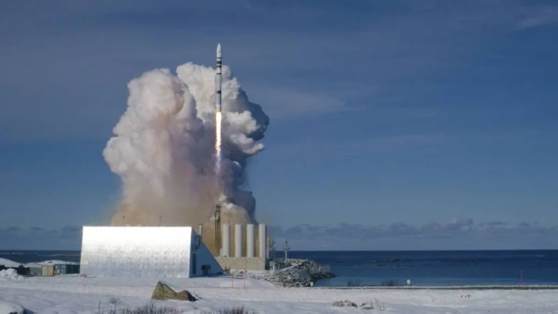 European orbital rocket crashes after launch in Norway 2 European orbital rocket crashes after launch in Norway