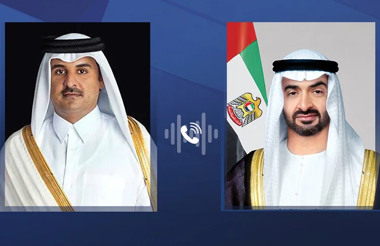 UAE President receives Qatari leader s congratulations on UAE President receives Qatari leader s congratulations on