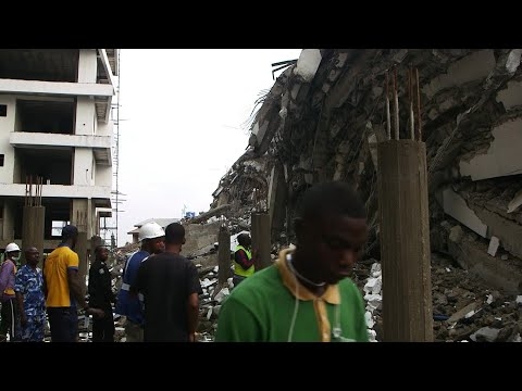 نيجيريا: قتلى ومحاصرون بالعشرات بعد انهيار ناطحة سحاب