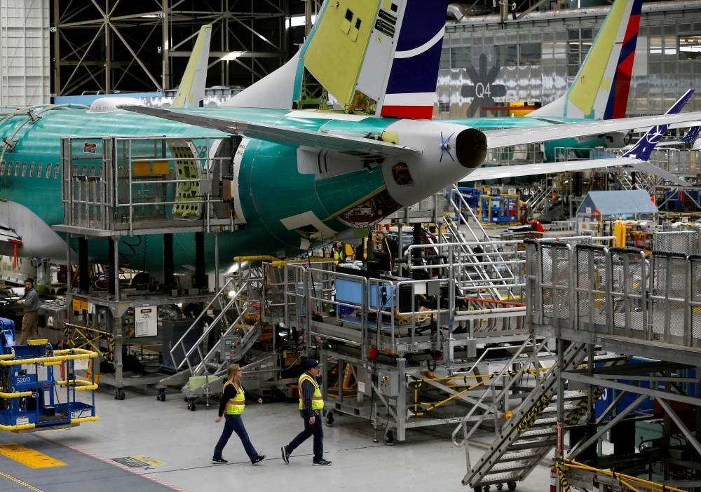 A 737 Max aircraft at the Boeing factory in Renton, Washington A 737 Max aircraft at the Boeing factory in Renton, Washington