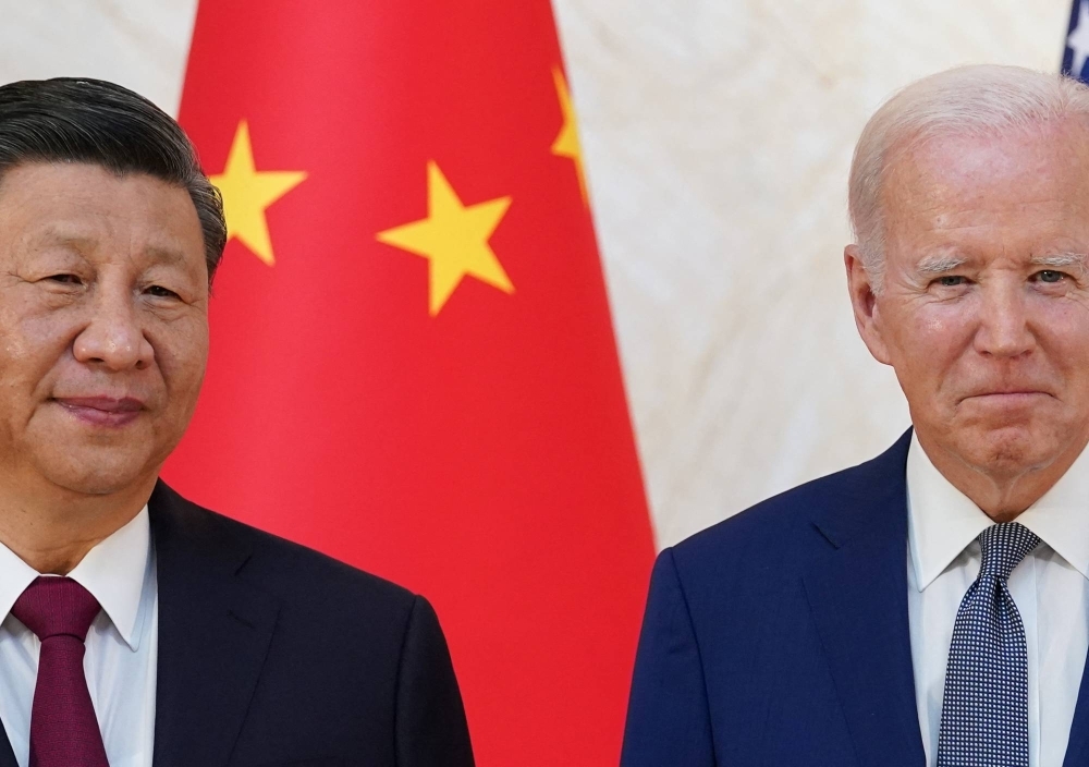 U.S. President Joe Biden meets with Chinese leader Xi Jinping on the sidelines of the Group of 20 leaders' summit in Bali, Indonesia, last November.