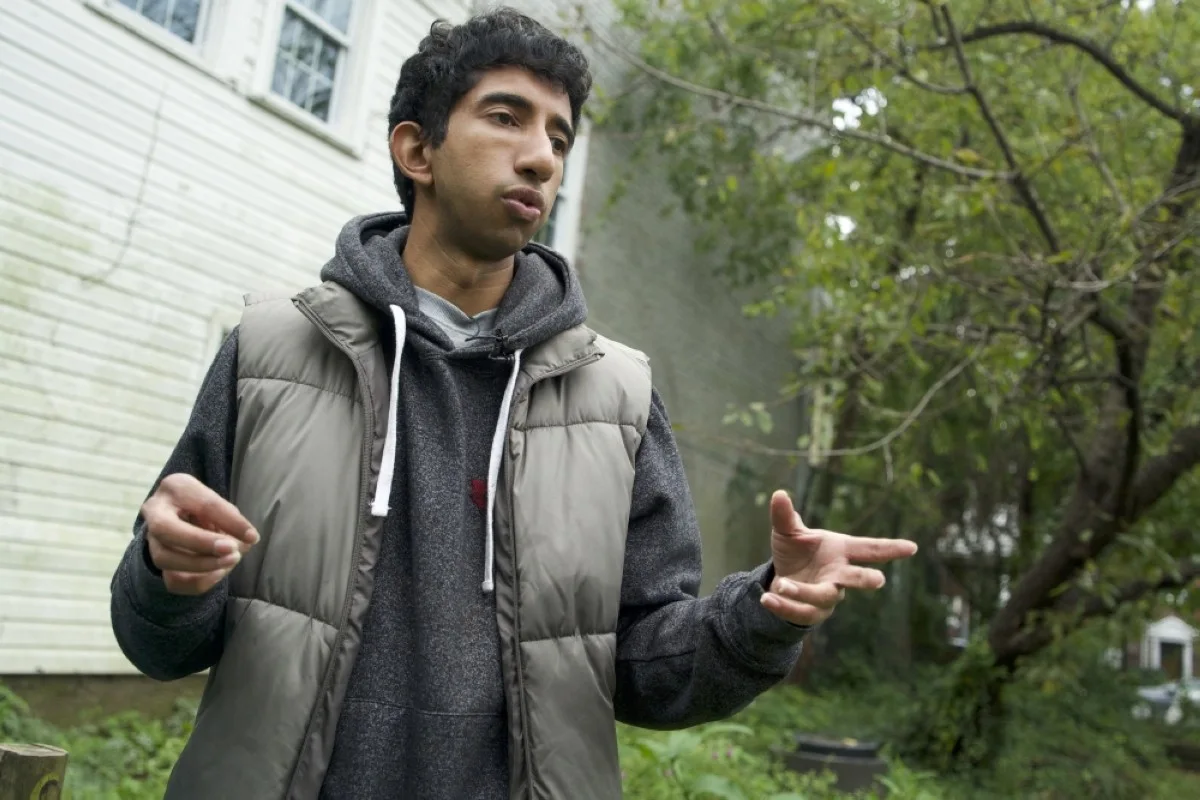 Bala Sivaraman speaks in a local community garden in Washington, DC, on October 16, 2023. -- AFP